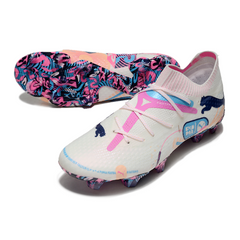 Chuteira Campo FG Puma Future 7 Pack Volume Up Preta e Azul