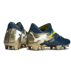 Chuteira Campo FG Puma Future 7 Pack Neymar BNA Preta e Amarela