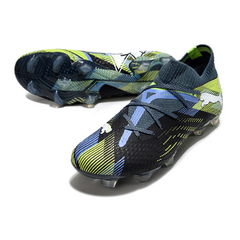 Chuteira Campo FG Puma Future 7 Preta e Verde