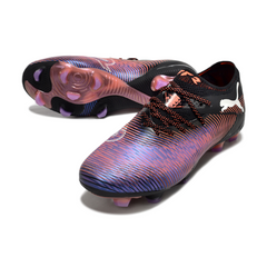 Chuteira Campo FG Puma Future 8 Low Cut Pack Neymar Unlimited Preta e Amarela