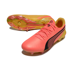 Chuteira Campo FG Puma King Ultimate Pack Tricks Preta e Branca