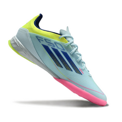Chuteira Futsal IC Adidas F50 Elite Pack Advancement Stellar Icon Preta e Branca