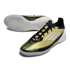 Chuteira Futsal IC Adidas F50 Elite Pack Dourado Triumph
