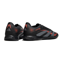 Chuteira Futsal IC Adidas Predator 25 Elite Preta e Vermelha