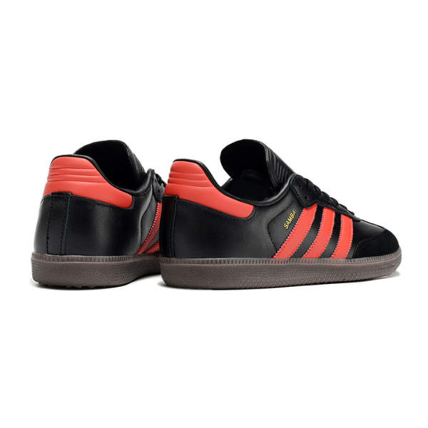 Chuteira Futsal Adidas Samba Classic Messi Preta e Vermelha - VENI Futebol