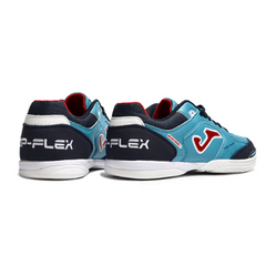 Chuteira Futsal IC Joma Top Flex 24 Azul e Vermelha