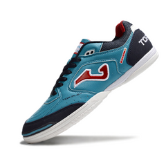 Chuteira Futsal IC Joma Top Flex 24 Azul e Vermelha