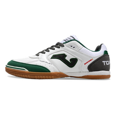 Chuteira Futsal IC Joma Top Flex 24 Branca, Preta e Verde