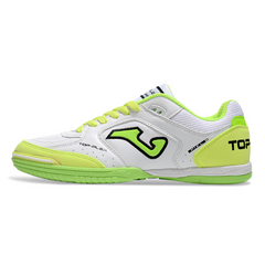 Chuteira Futsal IC Joma Top Flex 24 Branca e Verde