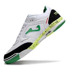 Chuteira Futsal IC Joma Top Flex Rebound Branca Preta e Verde