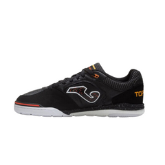 Chuteira Futsal IC Joma Top Flex Rebound Preta e Laranja