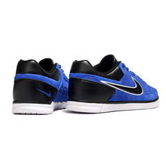 Chuteira Futsal IC Nike5 Street Gato Azul e Preta