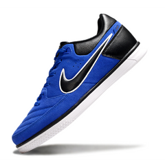 Chuteira Futsal IC Nike5 Street Gato Azul e Preta