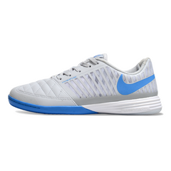 Chuteira Futsal IC Nike Lunar Gato II Cinza e Azul