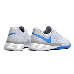 Chuteira Futsal IC Nike Lunar Gato II Cinza e Azul