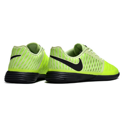 Chuteira Futsal IC Nike Lunar Gato II Verde e Preta