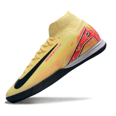 Chuteira Futsal IC Nike Mercurial Superfly 10 Academy Pack Mbappe Preta e Branca