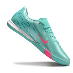 Chuteira Futsal IC Nike Vapor 16 Academy Azul-Clara e Rosa