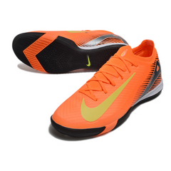 Chuteira Futsal IC Nike Mercurial Vapor 16 Elite Laranja e Amarela
