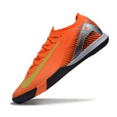 Chuteira Futsal IC Nike Mercurial Vapor 16 Elite Laranja e Amarela