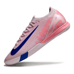 Chuteira Futsal IC Nike Zoom Mercurial Vapor 16 Elite Rosa e Azul