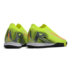 Chuteira Futsal IC Nike Zoom Mercurial Vapor 16 Elite Amarela, Preta e Laranja