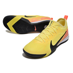 Chuteira Futsal IC Nike Zoom Mercurial Vapor 16 Pro Pack Mbappe Preta e Branca