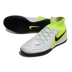 Chuteira Futsal IC Nike Phantom Luna 2 Elite Pack Mad Voltage Preta e Laranja