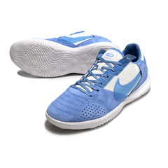 Chuteira Futsal IC Nike Streetgato Branca e Azul