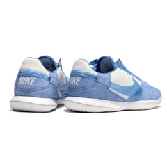 Chuteira Futsal IC Nike Streetgato Branca e Azul