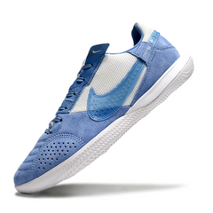 Chuteira Futsal IC Nike Streetgato Branca e Azul