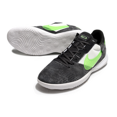 Chuteira Futsal IC Nike Streetgato Cinza, Branca e Verde
