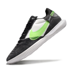 Chuteira Futsal IC Nike Streetgato Cinza, Branca e Verde