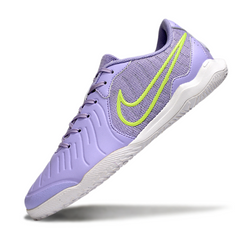 Chuteira Futsal IC Nike Tiempo 10 Legend Academy Pack United Preta e Branca
