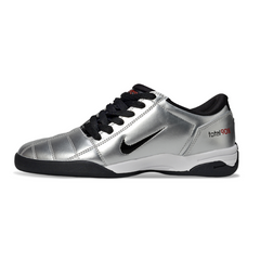 Chuteira Futsal IC Nike Total 90 III Prateada e Preta Indoor