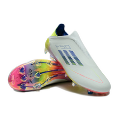 Chuteira Campo FG Adidas F50 Elite Sem Cadarço Pack Stellar Icon Infantil