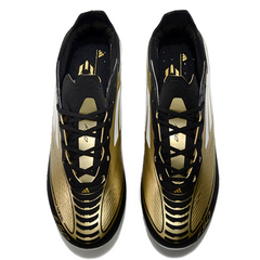 Chuteira Campo FG Adidas F50 Elite Pack Dourado Triumph Infantil