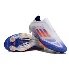 Chuteira Campo FG Adidas F50+ Elite Sem Cadarço Verde e Preta Infantil