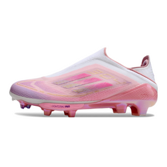 Chuteira Campo FG Adidas F50+ Elite Sem Cadarço Amarela e Preta Infantil
