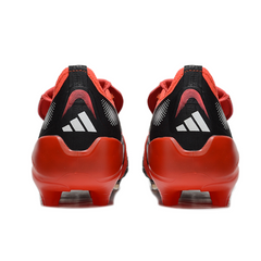 Chuteira Campo FG Adidas Predator 25 Elite Com Língua Preta e Branca Infantil
