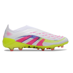 Chuteira Campo FG Adidas Predator 25 Elite Sem Cadarço Pack Celestial Victory Infantil