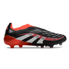 Chuteira Campo FG Adidas Predator 25 Elite Sem Cadarço Verde e Preta Infantil