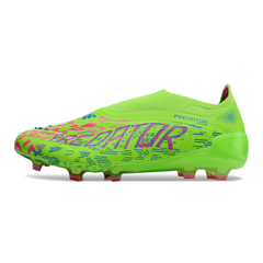 Chuteira Campo FG Adidas Predator 25 Elite Sem Cadarço Pack Mystic Victory Infantil