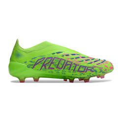 Chuteira Campo FG Adidas Predator 25 Elite Sem Cadarço Pack Mystic Victory Infantil