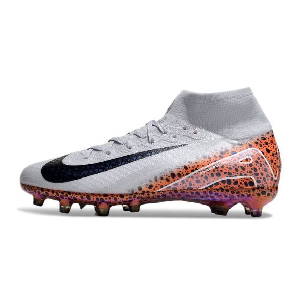 Chuteira Campo Sintético AG Nike Air Zoom Mercurial Superfly 10 Elite Infantil Pack Electric
