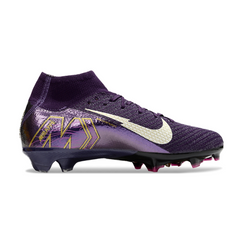 Chuteira Campo FG Nike Air Zoom Mercurial Superfly 10 Elite Roxa Infantil
