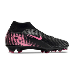 Chuteira Campo FG Nike Air Zoom Mercurial Superfly 10 Elite Preta e Rosa Infantil