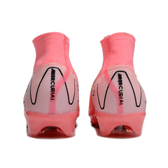 Chuteira Campo FG Nike Air Zoom Mercurial Superfly 10 Elite Rosa Infantil
