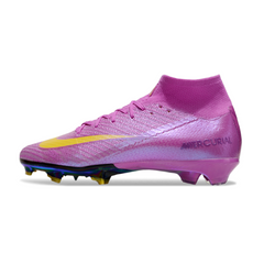 Chuteira Campo FG Nike Air Zoom Mercurial Superfly 10 Elite Roxa Infantil