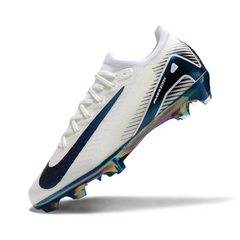 Chuteira Campo FG Nike Air Zoom Mercurial Vapor 16 Elite Branca e Verde Infantil